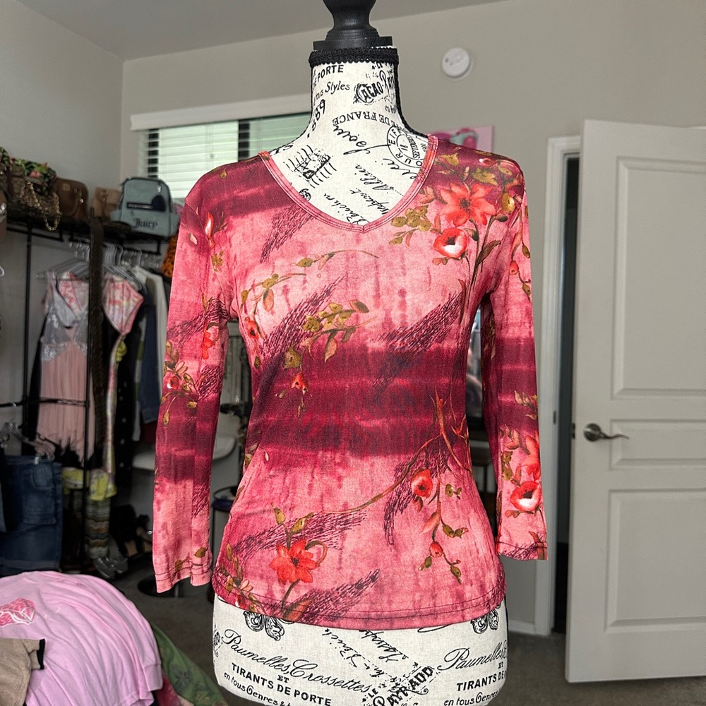 Women's Vintage Floral top